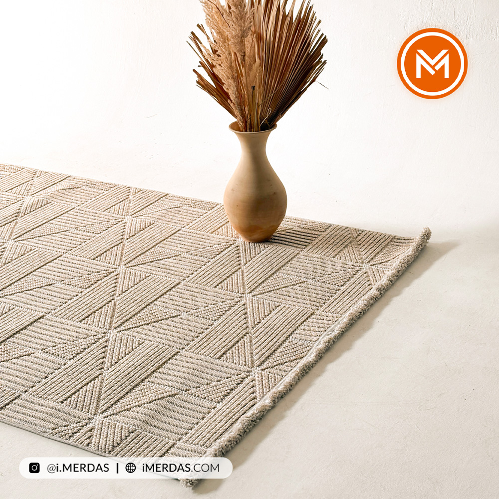 فرش پینترستی کد P16 زمینه نسکافه ای